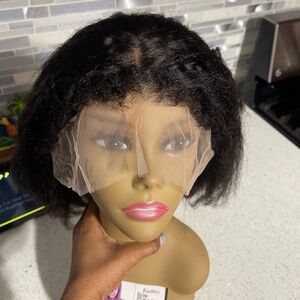 Black Sleek Hair Accessory Bob Cut